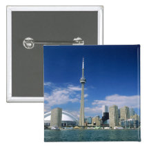 CN Tower and Skydome in Toronto, Ontario, Pin