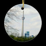 CN Tower and Toronto Down Town on back ornaments