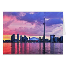 CN Tower : View from Centre Island Toronto Greeting Cards