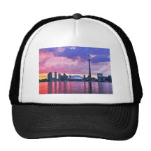 CN Tower : View from Centre Island Toronto Mesh Hats