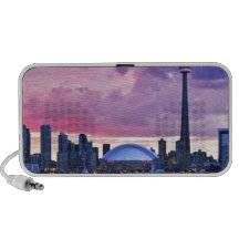 CN Tower : View from Centre Island Toronto Portable Speakers