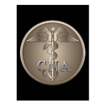 CNA Caduceus Post Cards