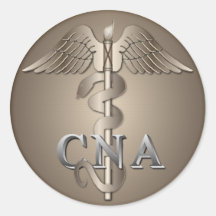 CNA Caduceus Stickers