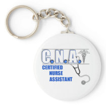 CNA Certified Nurse Assistant with Stethescope Key Chain