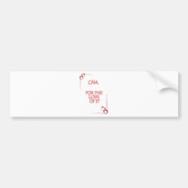 CNA IN IT FOR THE LOVE bumper stickers
