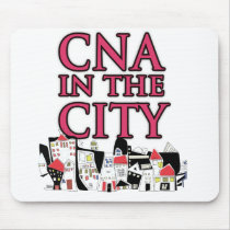 CNA in the city mousepad