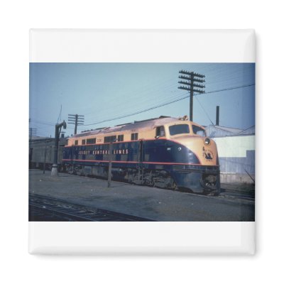 CNJ Baldwin double cab Fridge Magnet by transports