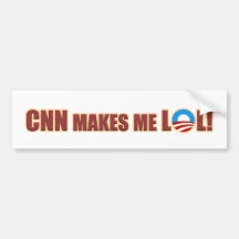 CNN makes me LOL! Bumper Stickers