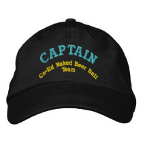 Co-Ed Naked Beer Ball Team Embroidered Hats