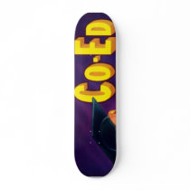 Co Ed Oranges and Lens Skate Board