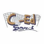 Co-ed Sand Volleyball Embroidered Hoodie