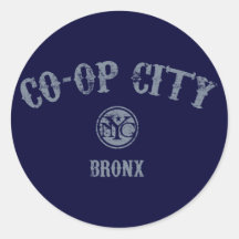 Co-op City Round Sticker