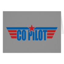 Co-Pilot Wings Badge - Aviation Card