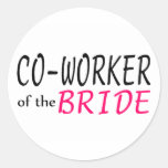Co Worker Of The Bride Sticker