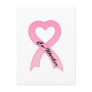 Co-Worker Pink Ribbon Postcard