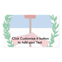 Coa Tucuman Province Argentina, Argentina flag Business Card