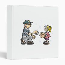 Coach a kid vinyl binders