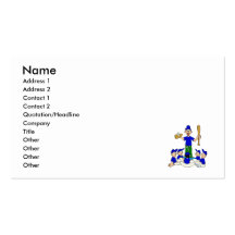 coach and team business card template