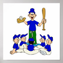 coach and team poster