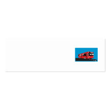 Coach Bus Shuttle Retro Business Card Templates