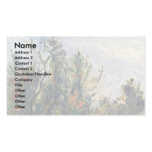 Coach, Ennery By Pissarro Camille Business Card Template