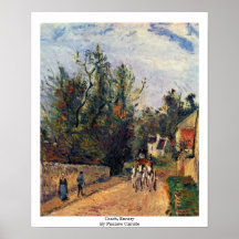 Coach, Ennery By Pissarro Camille Poster