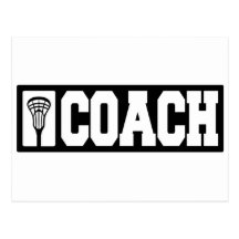 Coach - Lacrosse Coach Post Cards