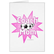 Coach Mom Greeting Cards