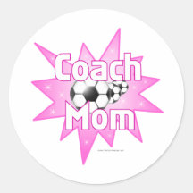 Coach Mom Stickers