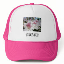 COACH sports hats Pink White Azalea Flowers