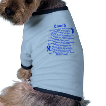 Coach Thank You Pet Tee Shirt