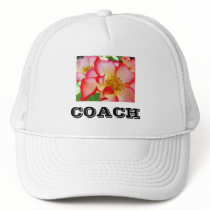 COACH trucker's sports hats Rose Flowers