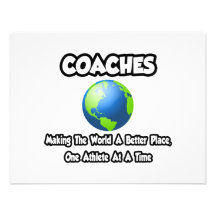 Coaches...Making the World a Better Place Custom Invite
