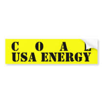 COAL BUMPER STICKER