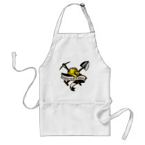 coal miner hat shovel spade pickax scroll apron