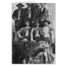 Coal Miners of Le Creusot during the Second Greeting Cards