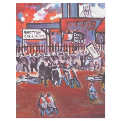 COAL MINERS STRIKE CIRCA 1984 LETTERHEAD by sword42