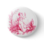 Coalbrookdale porcelain Cupid, painted 1865 Pinback Buttons