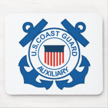 Coast Guard Auxiliary Seal Mousepads