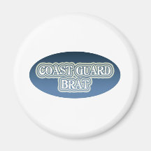 Coast Guard Brat Refrigerator Magnet