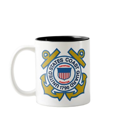 Coast Guard Emblem Mug by Best_Military_Gear