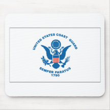 Coast Guard Flag Mouse Pad