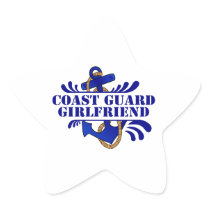 Coast Guard Girlfriend, Anchors Away! Sticker