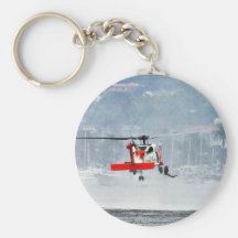 Coast Guard Helicopter Key Chains