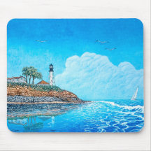Coast Guard Light Mouse Pad