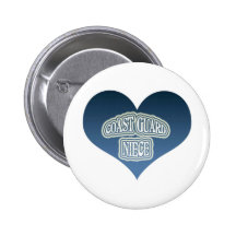 Coast Guard Niece Pinback Button