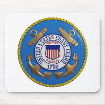 Coast Guard Seal Mouse Pads