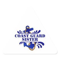 Coast Guard Sister, Anchors Away! Stickers