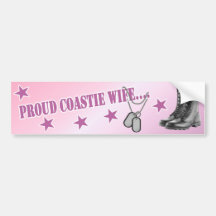 Coast Guard Wife Bumper Sticker