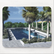Coastal Oasis: Day Mousepad mousepads